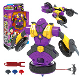 灵动创想魔幻陀螺儿童发射陀螺玩具战斗王旋力机甲对战竞技套装 旋力机甲-幻甲