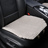 鑫天缘手工编织纯亚麻汽车坐垫单片夏季凉垫四季通用三件套前排单垫透气 手编A款（一个小方垫）