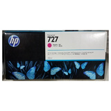 惠普（HP） 727号墨盒适用绘图仪T920/T930/T1500/T2500 F9J77A(M) 727号品红色 300ML