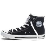 回力经典秋冬男鞋女鞋情侣黑白高帮休闲潮流帆布鞋 高帮黑色 43