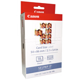 佳能（Canon）KC-18IL 彩色墨水/贴纸组合（3英寸18张背胶相纸） 适用CP全系列打印机