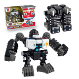 趣味童年 快乐酷宝3超变Q变合体变形玩具机器人套装组合赤焰蛙宝