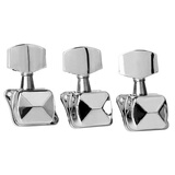 ALICE爱丽丝民谣吉他弦钮旋钮木吉他弦轴上弦钮吉他配件 半封闭1-6弦全套旋钮（6个装）