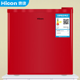 惠康（HICON）小冰柜迷你家用单门小型冻母乳冷冻柜办公室小冰箱BD-40/60/106L 冰柜40L-典雅红