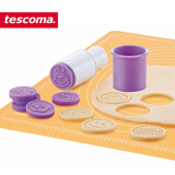 tescoma 捷克进口烘焙工具卡通曲奇饼干模具辅食压花绿豆糕点饭团模具曲奇印章6件套冰皮月饼模具 派对曲奇印章6件套