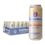 Kaiserdom德国原装进口啤酒 Kaiserdom凯撒顿姆啤酒 白啤酒 500mL 24罐 整箱