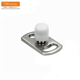 城堡家具五金域堡 移门静音内置轴承平移门用吊轮止摆器不锈钢 PV003(木门用)