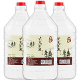 洪露高粱酒 纯粮高度散装白酒桶装浓香型泡药酒泡果酒原浆酒洪城酒厂 53度 5L 3桶 整箱装