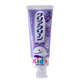 花王（KAO）儿童牙膏日本进口木糖醇牙膏 葡萄味1支