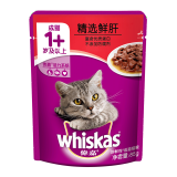 伟嘉妙鲜包湿猫粮软罐头 成猫鲜肝味85g*1