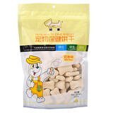 唯霓诗宠物狗狗洁齿除臭健齿 泰迪金宠物饼干夹心饼干 誉丰宠物保健饼干 奶粉味220g