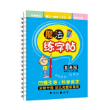 魔法练字帖 宝宝写字凹槽 练字板早教启蒙基础练习3-6岁自动褪色儿童 幼小衔接字帖 魔法练字贴-笔画版