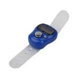 天窗（Sky window）手持计数器戒指款电子点数器便携多用途手指记数器 宝蓝色