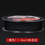 佳人饰界佛珠手串线无弹力编织绳芊棉玉线手工耐磨线串珠绳手链绳菩提红绳 芊绵线1.0mm黑色