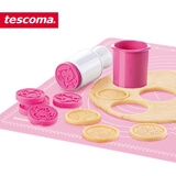 tescoma 捷克进口烘焙工具卡通曲奇饼干模具辅食压花绿豆糕点饭团模具曲奇印章6件套冰皮月饼模具 小动物曲奇印章6件套