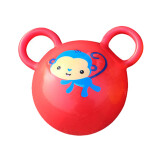 费雪（Fisher-Price） 儿童皮球婴儿手抓摇铃球拍拍球 红色