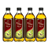 阿格利司（AGRIC）特级初榨橄榄油 1L*4 希腊原装进口 家庭量贩组合装食用油