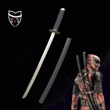 酷维漫 武士短刀cos道具 死侍双刀火影忍者仿真玩具刀剑儿童动漫玩具 舞台表演影视道具模型 单把大号76CM
