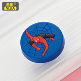 易嘉儿童房柜门拉手 衣柜橱柜抽屉拉手卡通软橡胶安全柜子把手 防撞单孔-蜘蛛侠