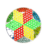 大号彩色玻璃球圆珠跳棋 学生儿童益智玩具 游戏弹珠跳跳棋 玻璃珠跳棋