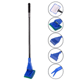 森森（SUNSUN）多功能擦缸刷长柄玻璃擦鱼缸刷子水族箱清洁工具刷子鱼捞 48.5cm不可伸缩5合1多功能缸刷