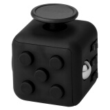 KELEIGEfidget cube减压骰子发泄无聊解压手指魔方减压玩具解压神器玩具 炫酷黑