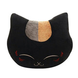 萌萌猪（mengmengzhu）夏目友人帐猫老师手捂公仔可爱猫咪抱枕玩偶毛绒玩具送抱枕暖手捂 黑色闭眼 手捂可以插手