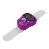 天窗（Sky window）手持计数器戒指款电子点数器便携多用途手指记数器 紫色