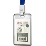 【全网低价】优和（UHOO）亚克力证件卡套 竖式 1个卡套+1根挂绳 证件套工作证员工牌胸卡 透明 6006