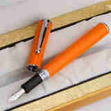 毕加索（pimio）旋转笔盖笔帽 商务练字礼品笔PS-985 橙色钢笔