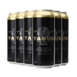 泰谷（TAGUS）欧洲原装进口啤酒 西班牙/葡萄牙进口泰谷黄啤酒 泰谷黑啤 500mL 5罐 6月27日到期