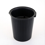 收米带过滤网塑料茶渣桶茶水桶功夫茶漏废水倒掉泡茶叶收纳垃圾桶小号 黑色1个装