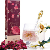 洛施花舍茶叶玫瑰花茶花冠王大盒30g/盒 大盒花茶30g 1大盒30g