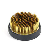 原也日式剑山插花器日本花道加重加密器花插小原流铜针花留插花工具 丸4（直径74mm，331枚针）