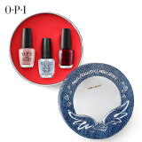 OPI×MISS SIXTY天使之翼联名定制限量礼盒 3支装（亮咖啡色 棕红色 亮面指甲油）