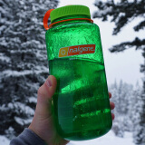 乐基因（nalgene）塑料饮用水杯太空杯随手杯子tritan耐高温男女学生户外运动大容量 2178-2064蜜瓜绿 1000ml