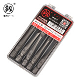 釰 福冈工具风批头套装十字一字内六角梅花手电动螺丝刀强磁 异形组合FO-9180E