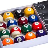 OXHORNOXHORN黑8台球子 树脂美式黑八花式九球桌球子台球用品配件5.72CM 5.7CM标准黑八