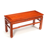 木果果木 红木家具非洲花梨（学名刺猬紫檀） 中式直腿马蹄足方凳 实木矮凳餐凳换鞋凳 茶几小板凳子 36cm高换鞋凳