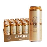 泰谷（TAGUS）欧洲原装进口啤酒 西班牙/葡萄牙进口泰谷黄啤酒 泰谷白啤 500mL 24罐