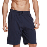 花花公子（PLAYBOY）家居裤男短裤夏季居家五分裤宽松大码纯棉大裤衩 宝蓝色【纯棉款 766】 L