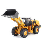 汇纳玩具（HUI NA TOYS）合金挖掘机工程模型玩具车套装大号仿真建筑运输静态儿童男孩礼物 1:50装载机