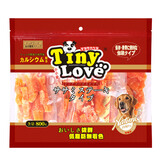 Tiny Love狗零食鸡肉绕薯条800g宠物狗狗食品贵宾柯基雪纳瑞美毛靓毛训犬零 鸡肉绕薯条800g