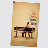 居梦坞 好莱坞奥斯卡经典电影复古贴画墙面装饰海报 咖啡厅酒吧装饰画 墙画芯 NB149 50*30