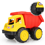 儿童户外沙滩车超大号加厚工程车挖沙推土机挖机夏季海滩玩具 升级特大号翻斗车