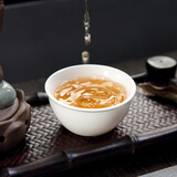 天泽 茶杯功夫茶盏玉瓷品茗杯套装主人杯茶具陶瓷白瓷一口杯单杯功夫茶杯个人杯玉瓷水杯 描金-旦形杯