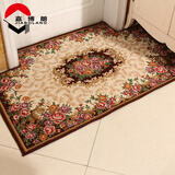 嘉博朗定制地垫门垫入户进门脚垫家用吸水防滑厨房垫门厅玄关垫客厅垫子 140咖啡 100cm*150cm【直接拍下默认发长方形】