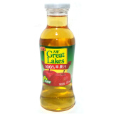 大湖 上好佳Great Lakes100%苹果橙汁果汁饮料255ml*24瓶/箱玻璃瓶 苹果汁