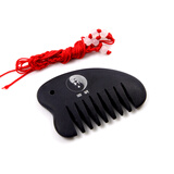 泗玥 泗滨砭石梳子 3A5A 刮痧  中医保健 砭石梳 挂件佩戴 玄黄砭石 精品