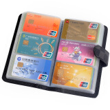 Yvongo韵歌多卡片大容量名片本卡包名片夹卡片包男女款卡套收纳银行卡夹 新品 黑色方格